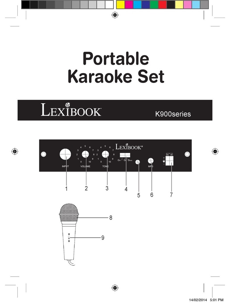 LEXIBOOK K900 series User manual LEXIBOOK K900 series User manual
