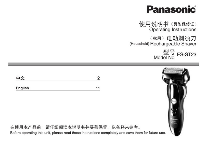 Panasonic ES-ST23 operating instructions