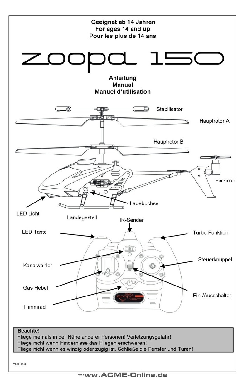 ACME zoopa 150 User manual