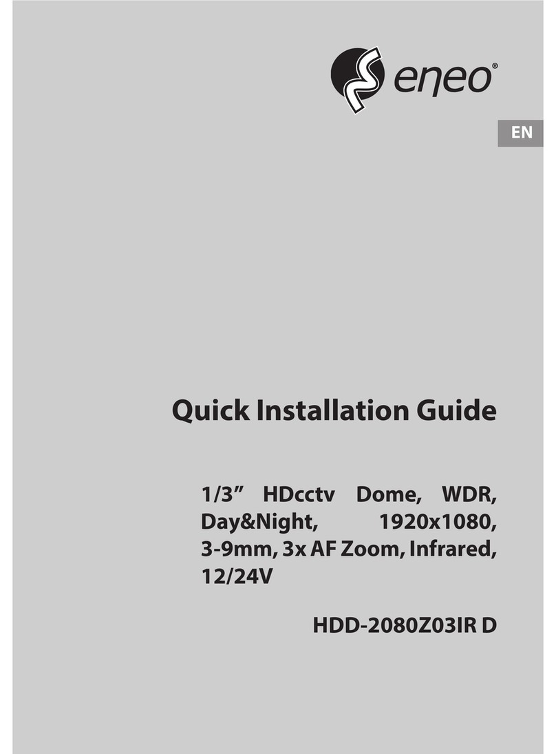 Eneo HDD-2080Z03IR D User manual Eneo HDD-2080Z03IR D User manual