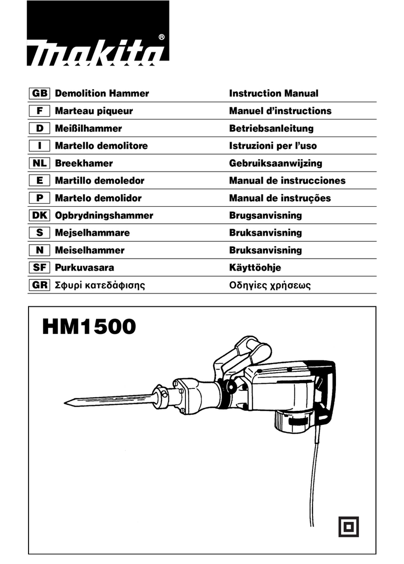 Makita HM1500 instruction manual