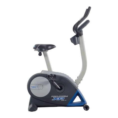 Pro-Form XP 185 U User manual