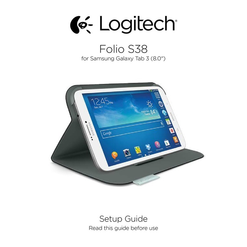 Logitech Folio S38 Setup guide