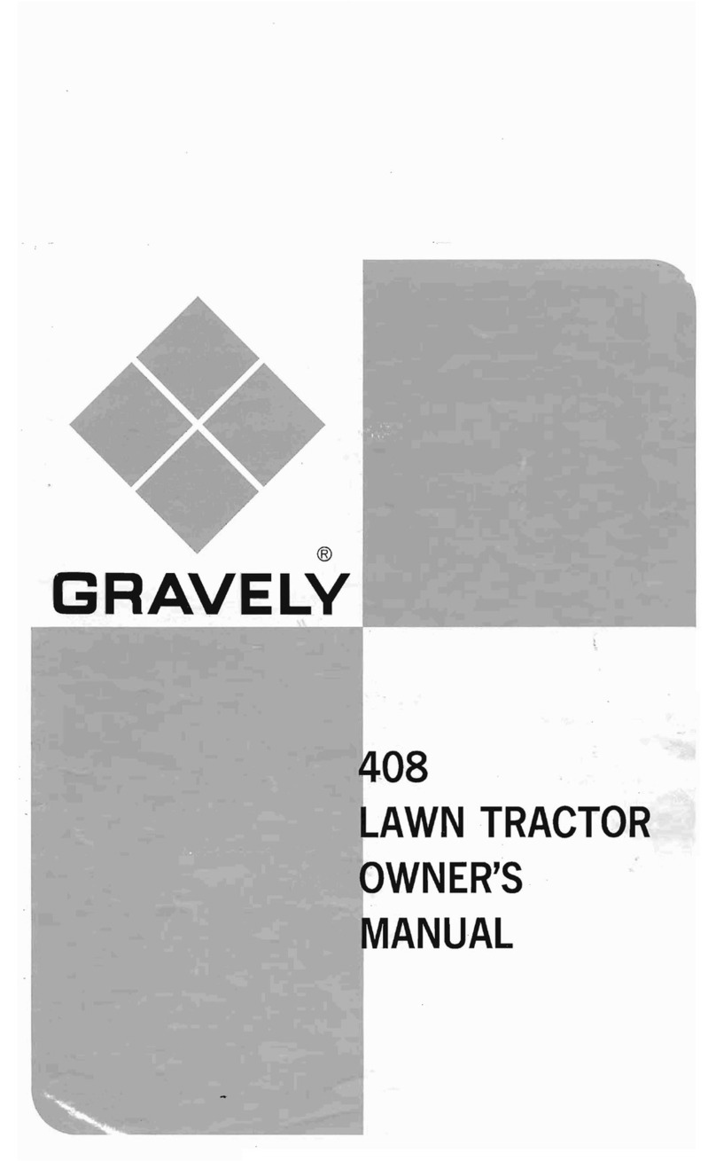 Gravely 408 owner's manual