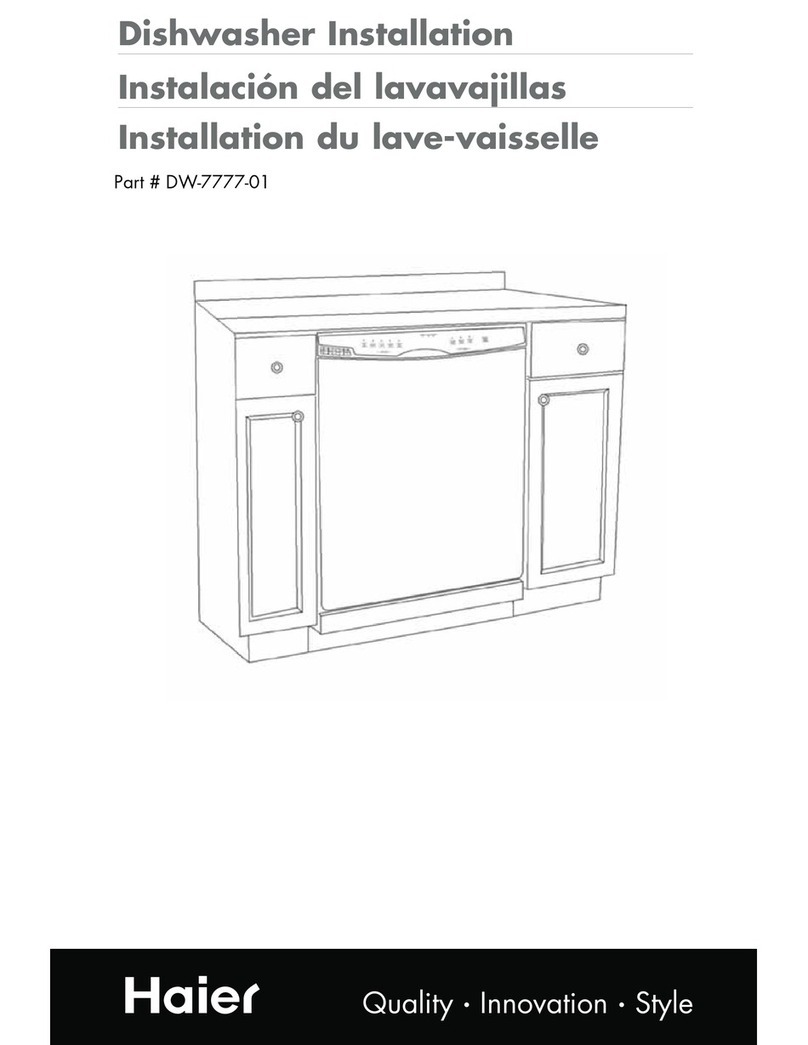 Haier DWL3025 User manual Haier DWL3025 User manual