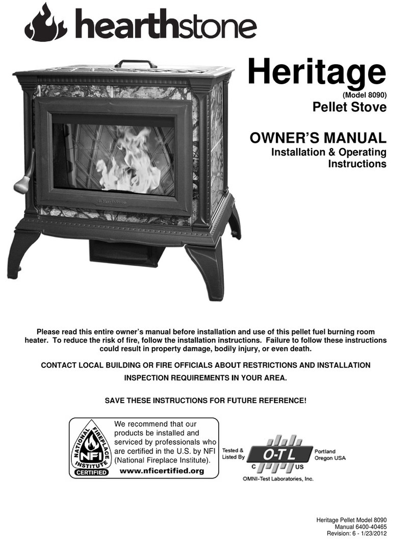 HearthStone Heritage 8090 owner's manual HearthStone Heritage 8090 owner's manual