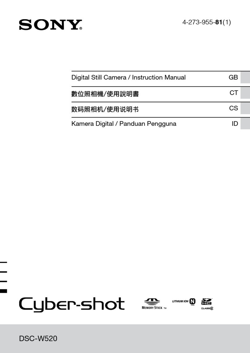 Sony Cyber-shot DSC-W520 User manual