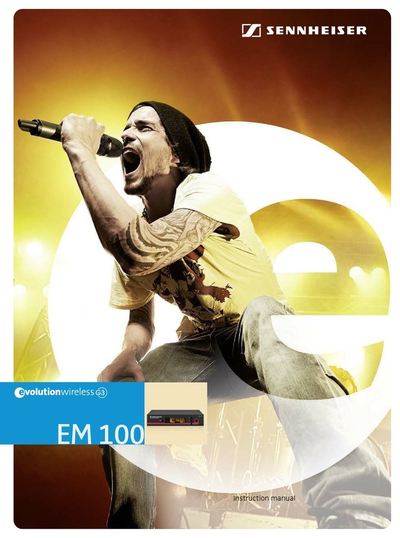 Sennheiser EM 100 G3 manual