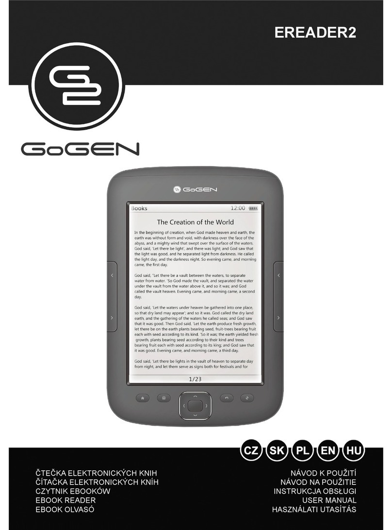 Gogen ereader2 user manual