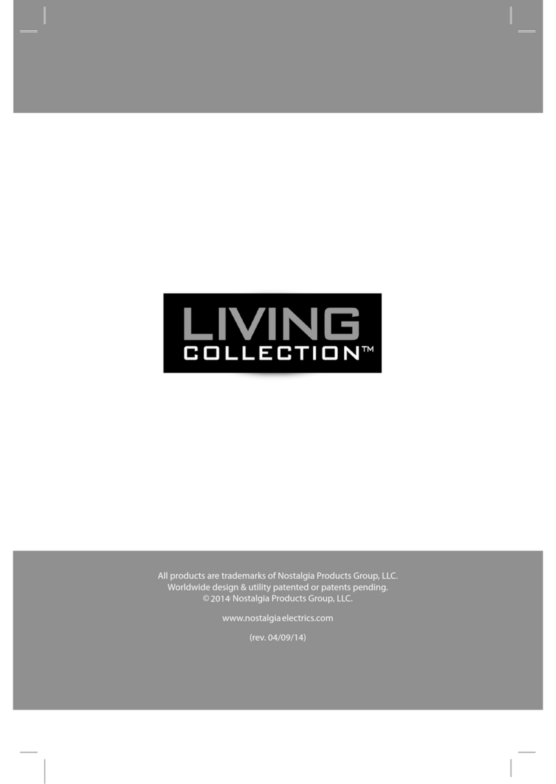 Nostalgia Electrics LIving Collection NGD200 Quick guide