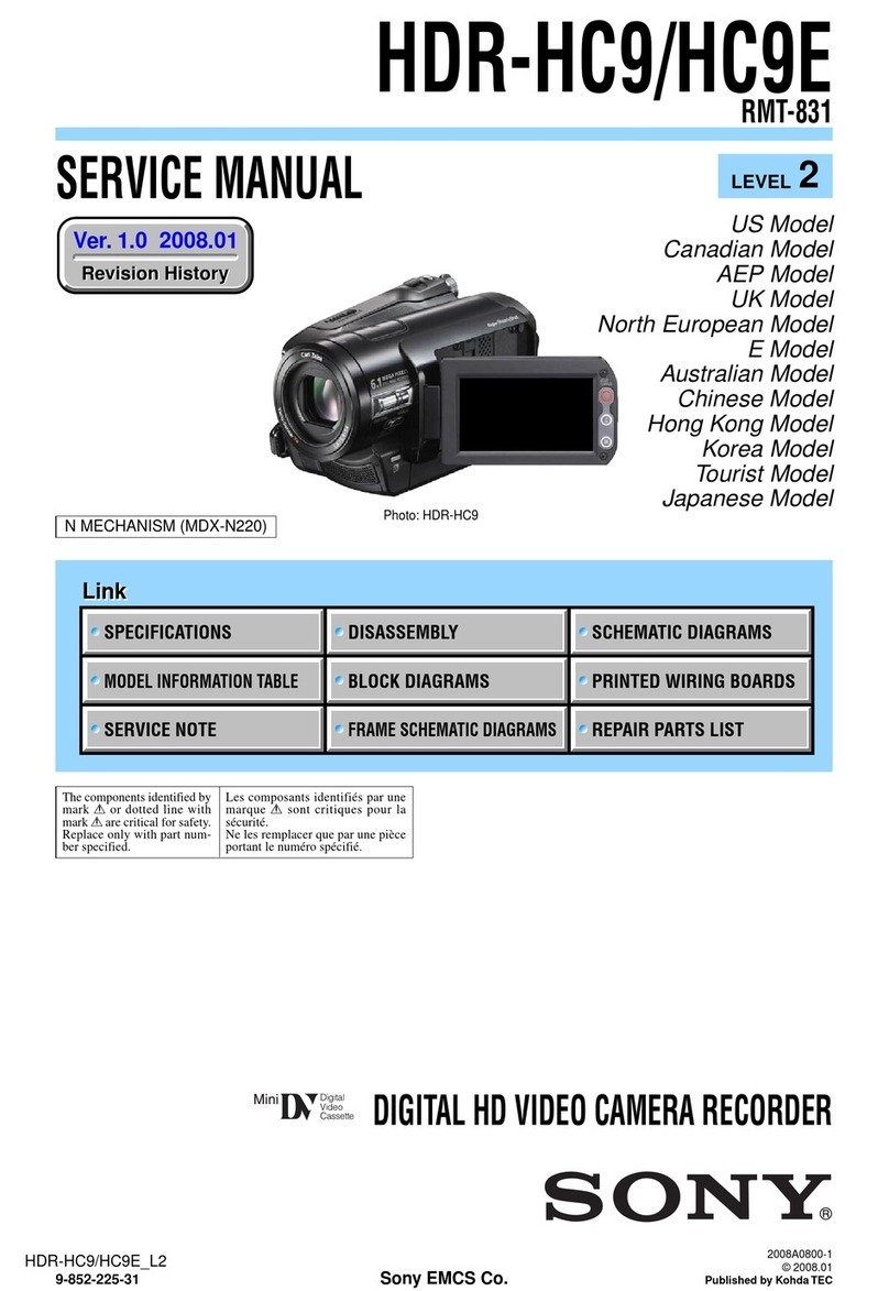 Sony Handycam HDR-HC9 User manual