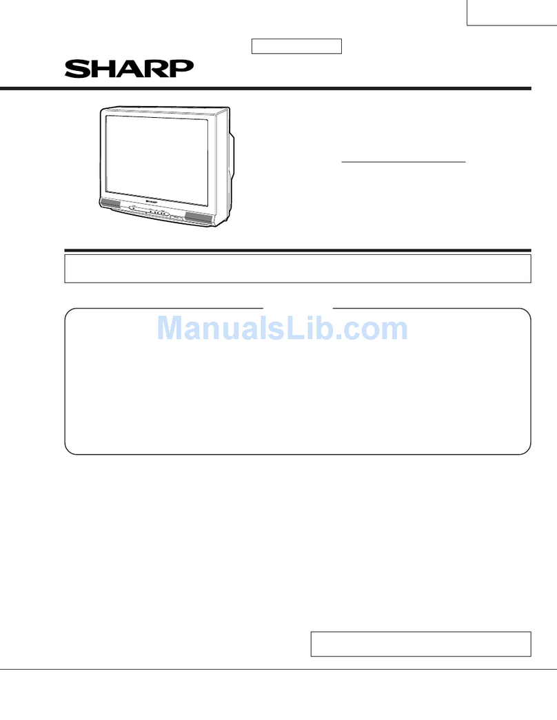 Sharp 36u-f510 User manual