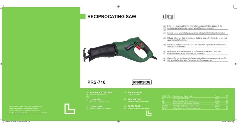 Parkside PRS-710 User manual