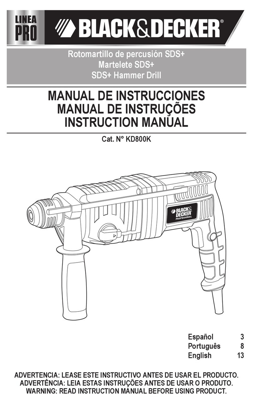 Black & Decker KD800K User manual