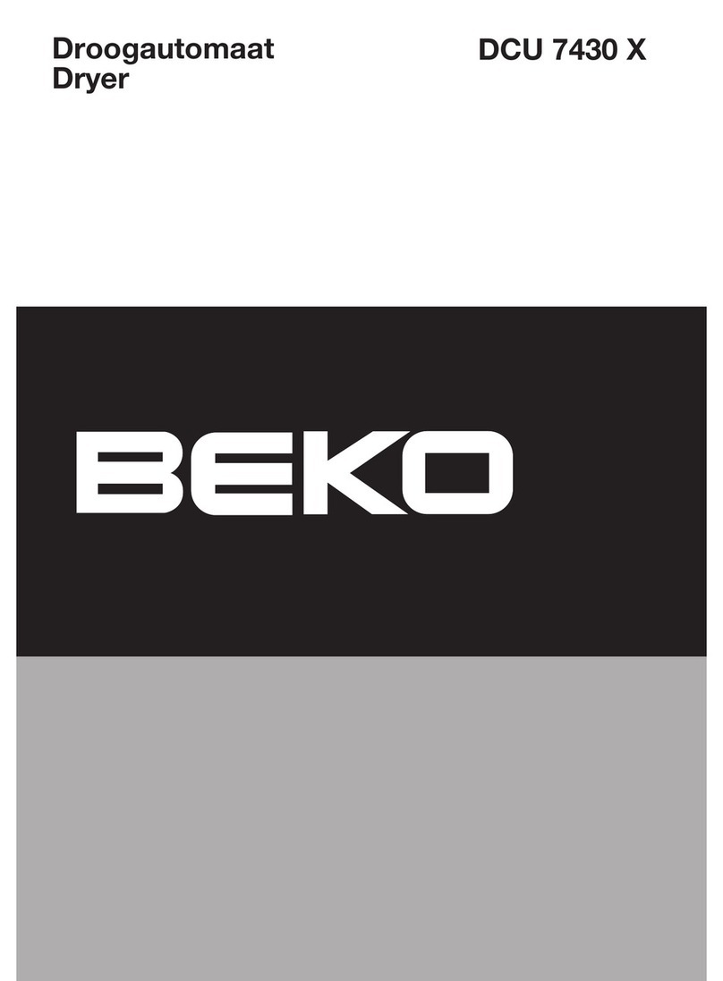 Beko DCU 7430 X user manual