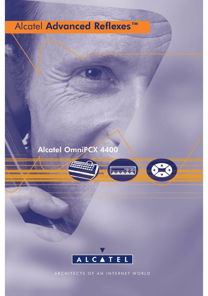 Alcatel OmniPCX 4400 User manual