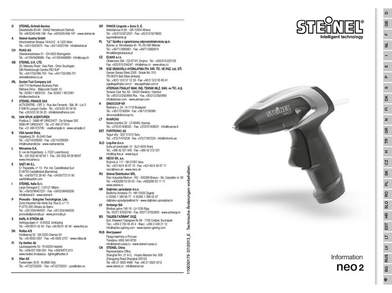 STEINEL neo 2 operating instructions