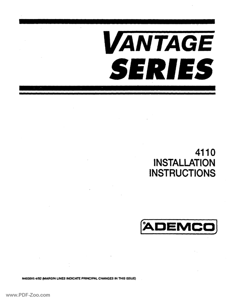 ADEMCO 4110 User manual