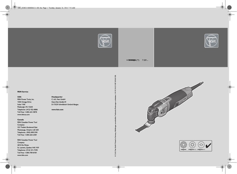 Fein FSC500QSL instruction manual