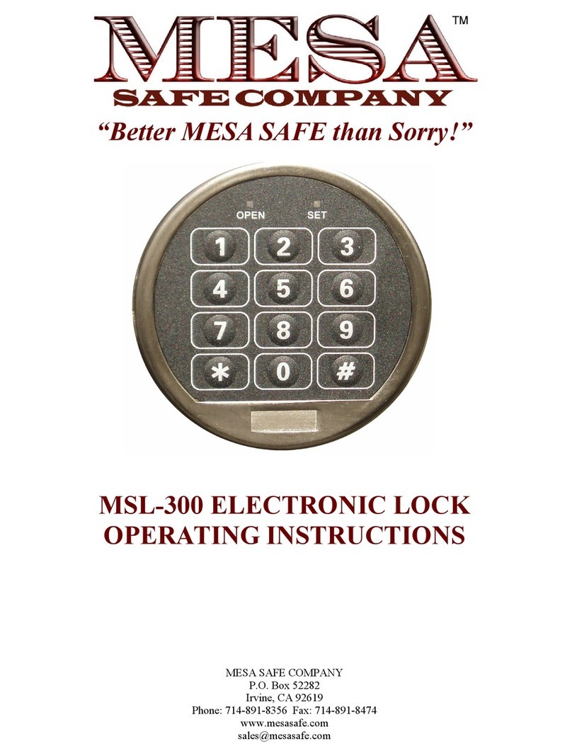 Mesa MSL-300 operating instructions