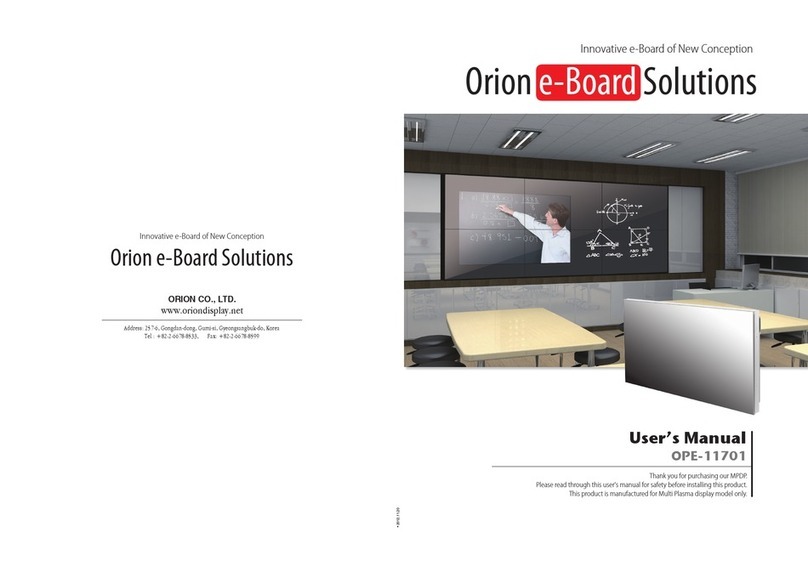 Orion OPE-11701 user manual