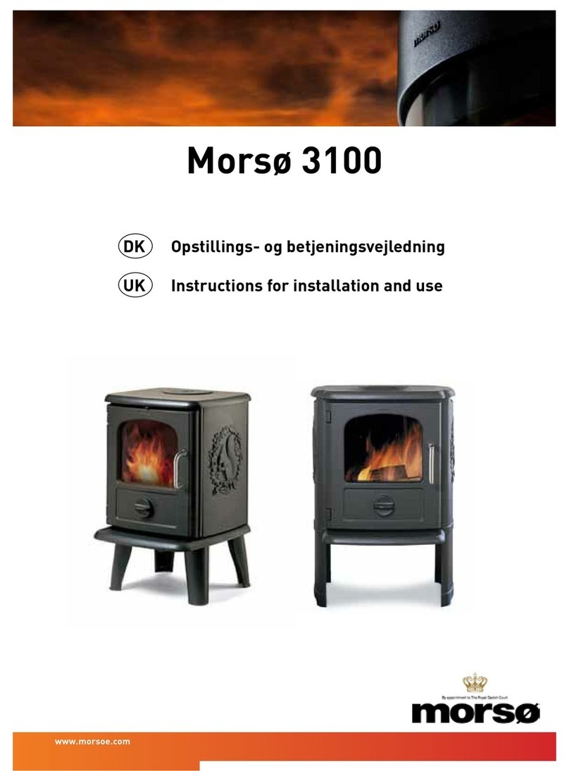 Morso 3100 Series Instructions for installation and use Morso 3100 Series Instructions for installation and use