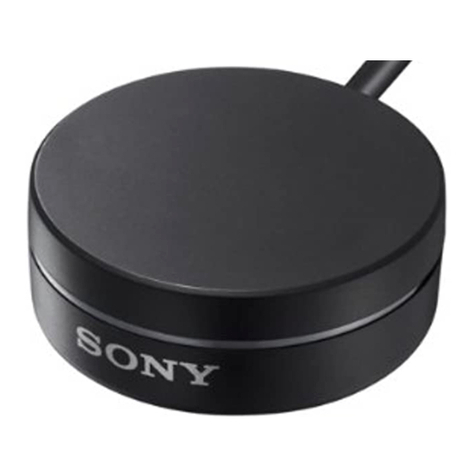 Sony TDM-BT1 - Digital Media Port Bluetooth... operating instructions