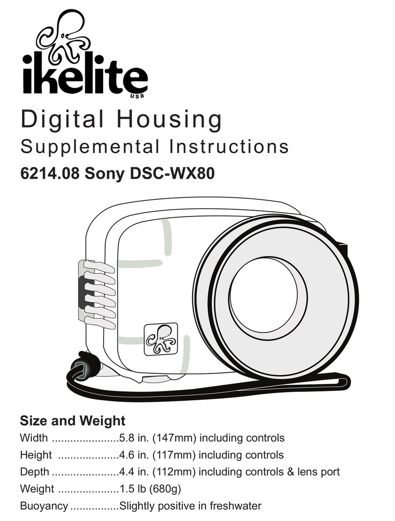 Ikelite 6214.08 Sony DSC-WX80 Owner's manual Ikelite 6214.08 Sony DSC-WX80 Owner's manual