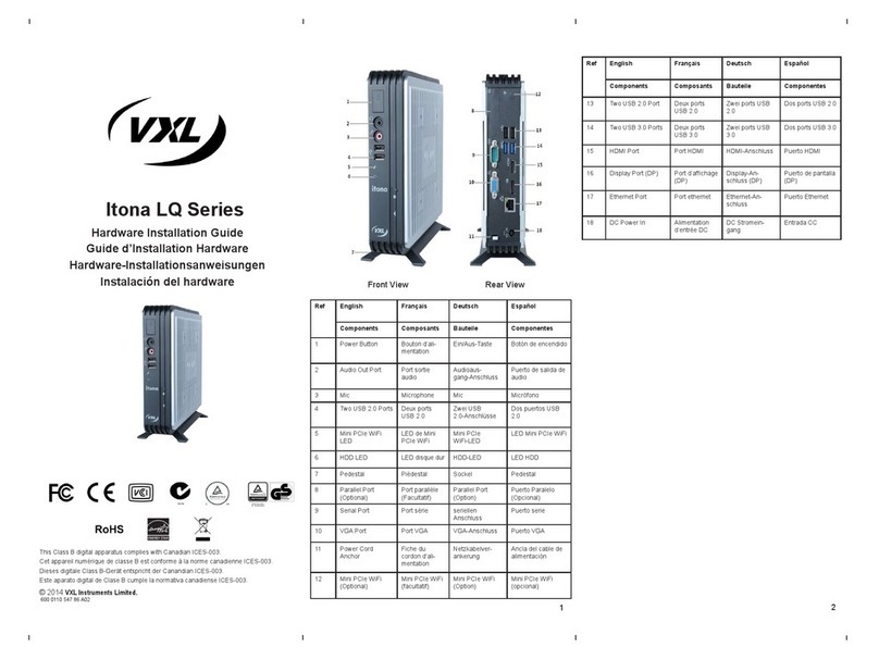 Vxl Itona LQ+ Series Manual