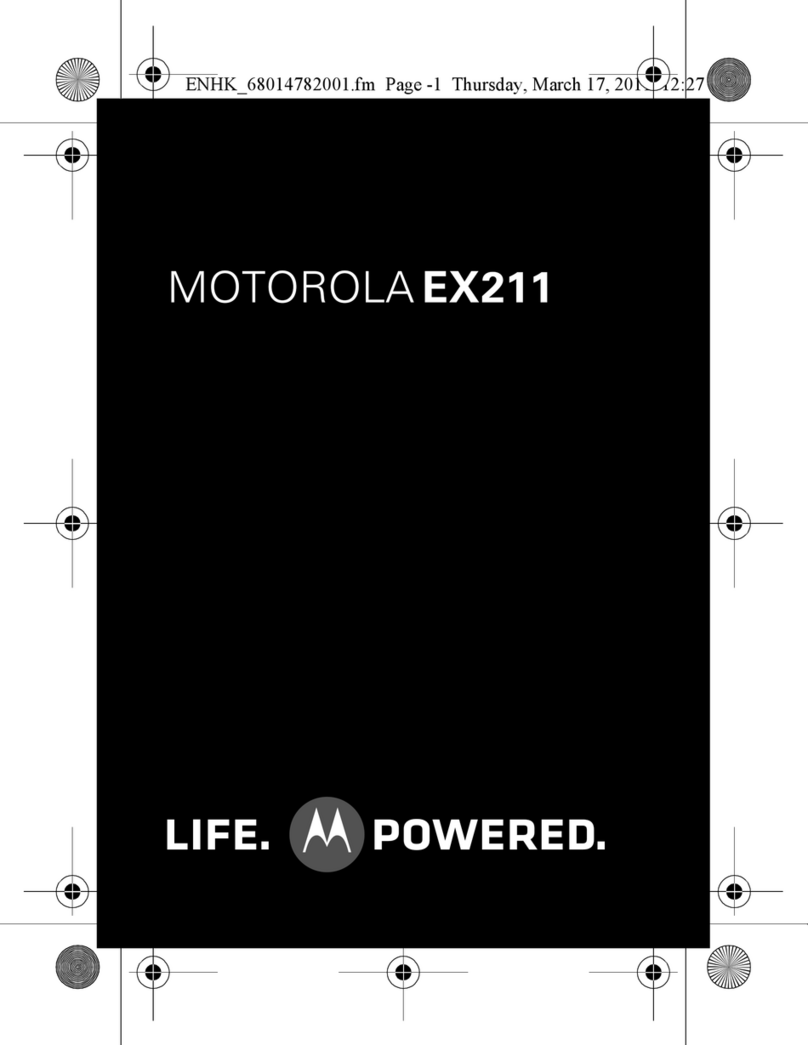 Motorola EX211 User manual