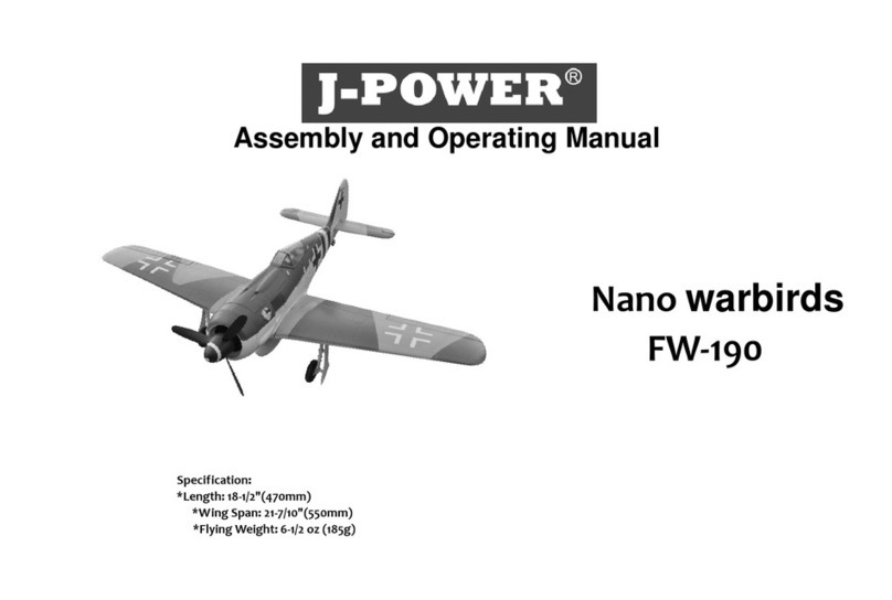 J-Power Nano warbirds FW-190 Assembly and operating manual