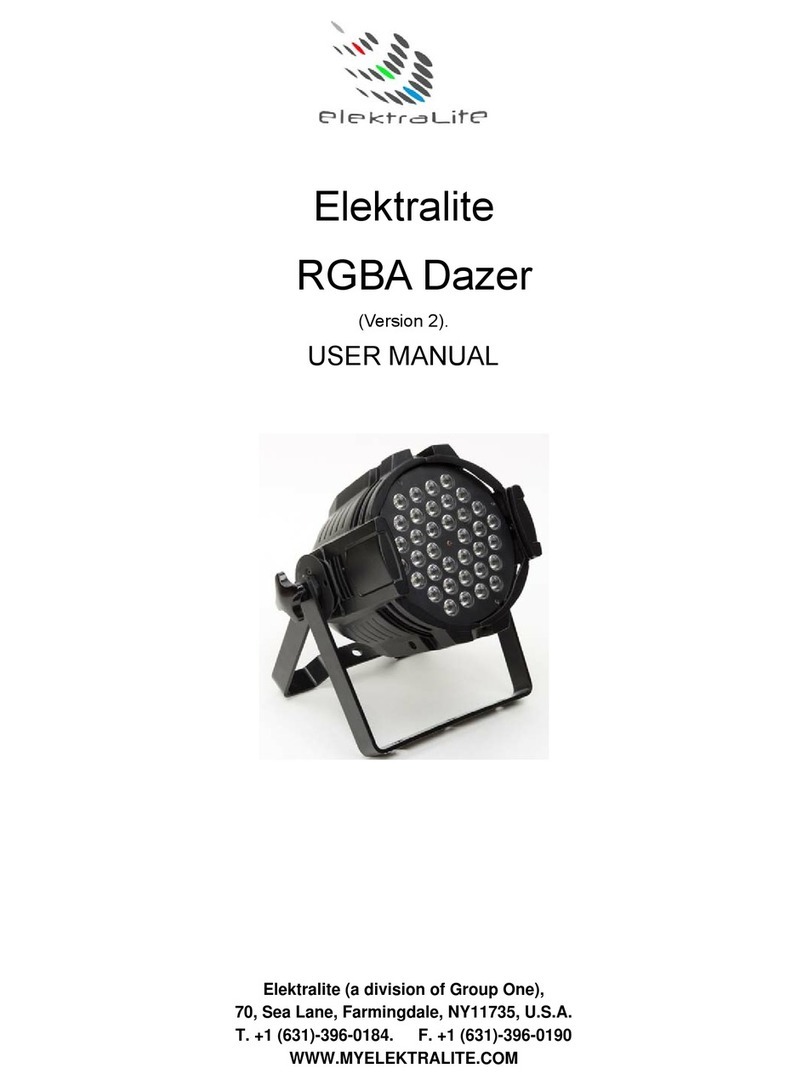 elektraLite RGBA Dazer user manual