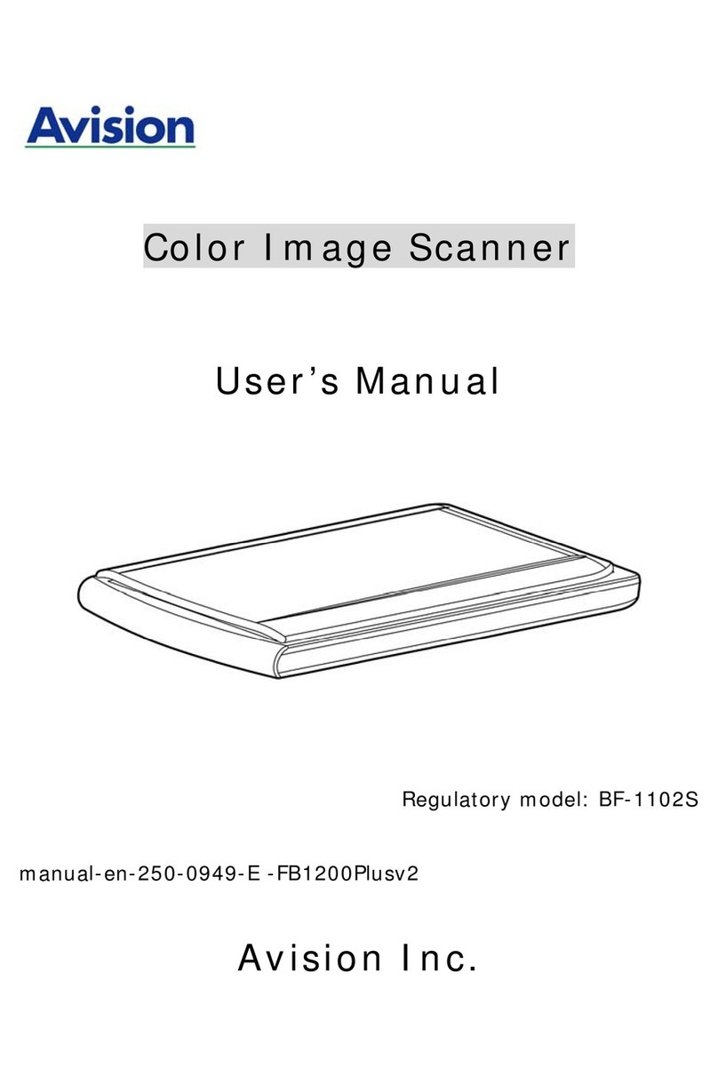 Avision BF-1102S user manual