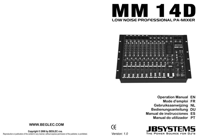 JB Systems MM 14D User manual JB Systems MM 14D User manual