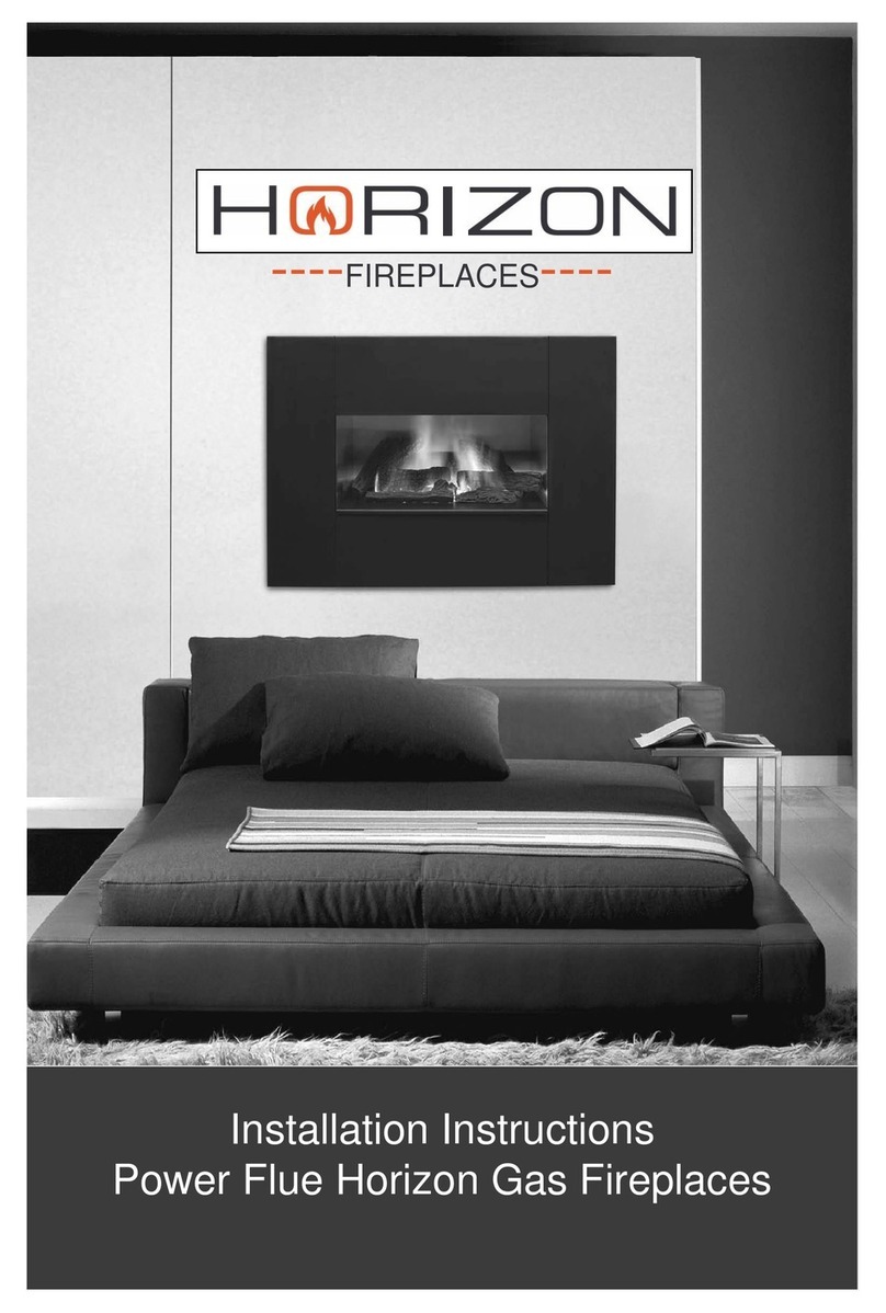 Kemlan Power Flue Horizon Gas Fireplaces User manual