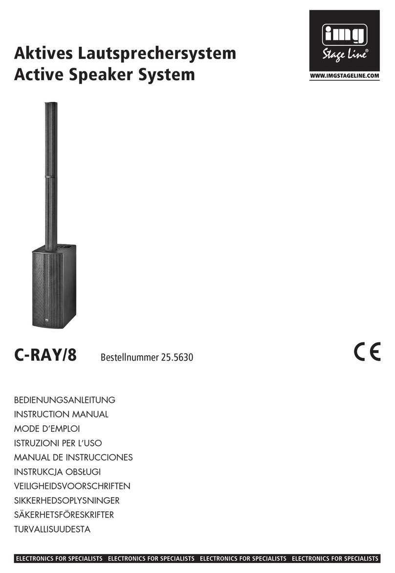 IMG STAGE LINE C-RAY instruction manual IMG STAGE LINE C-RAY instruction manual