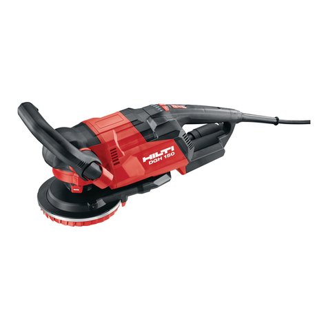 Hilti DG150 operating instructions