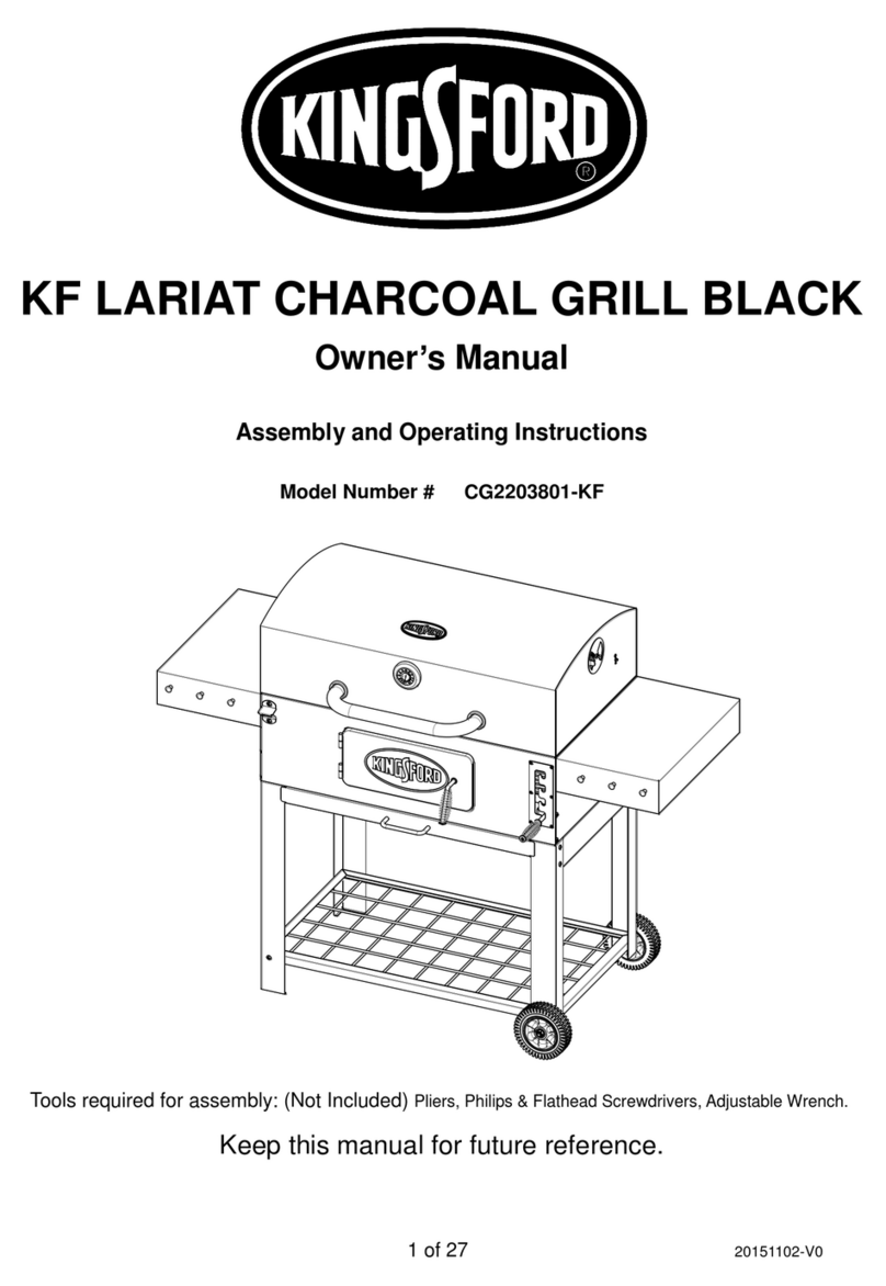 Kingsford CG2203801 User manual
