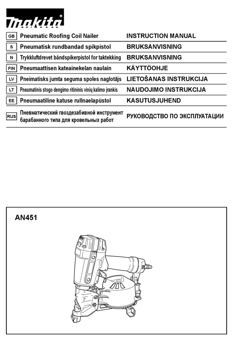 Makita AN451 User manual Makita AN451 User manual