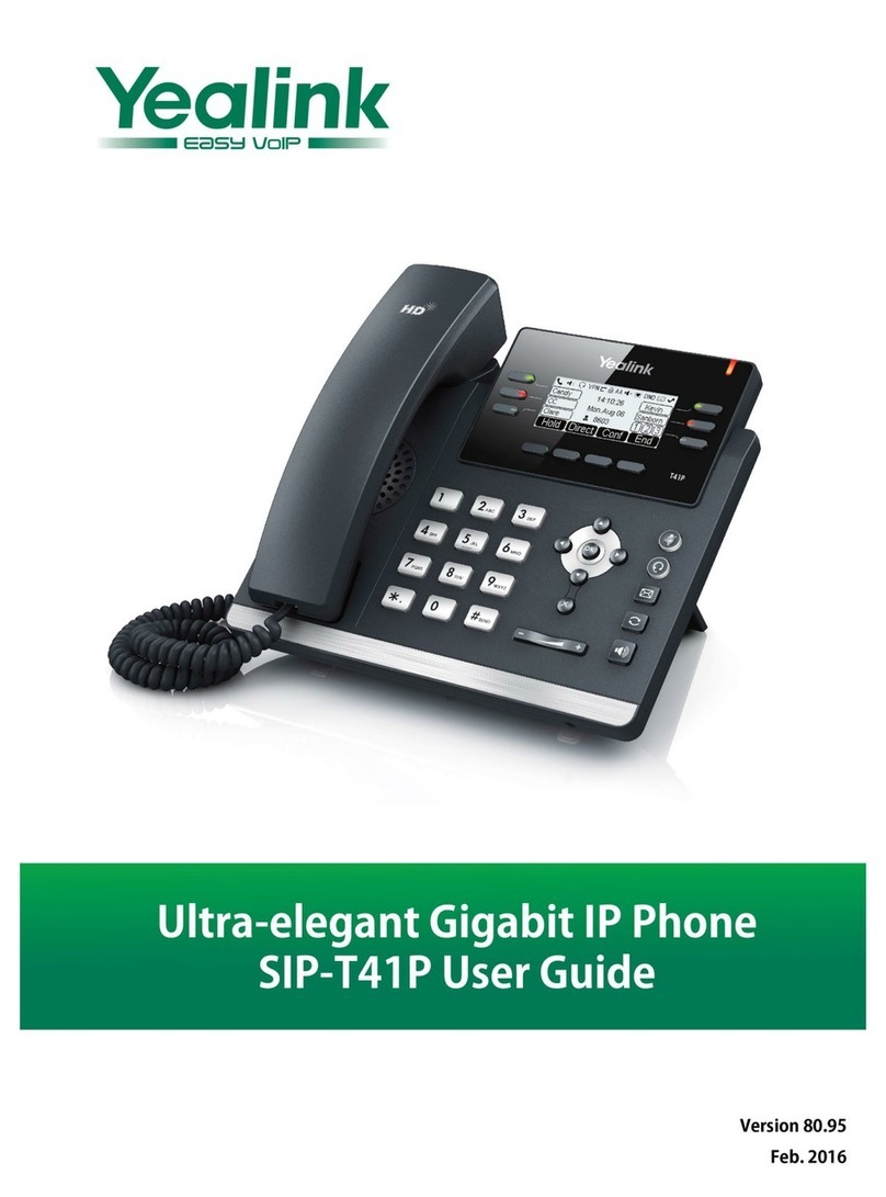 Yealink Yealink SIP-T41P user guide