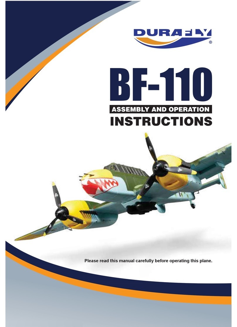 Durafly BF-110 Assembly and operation instructions