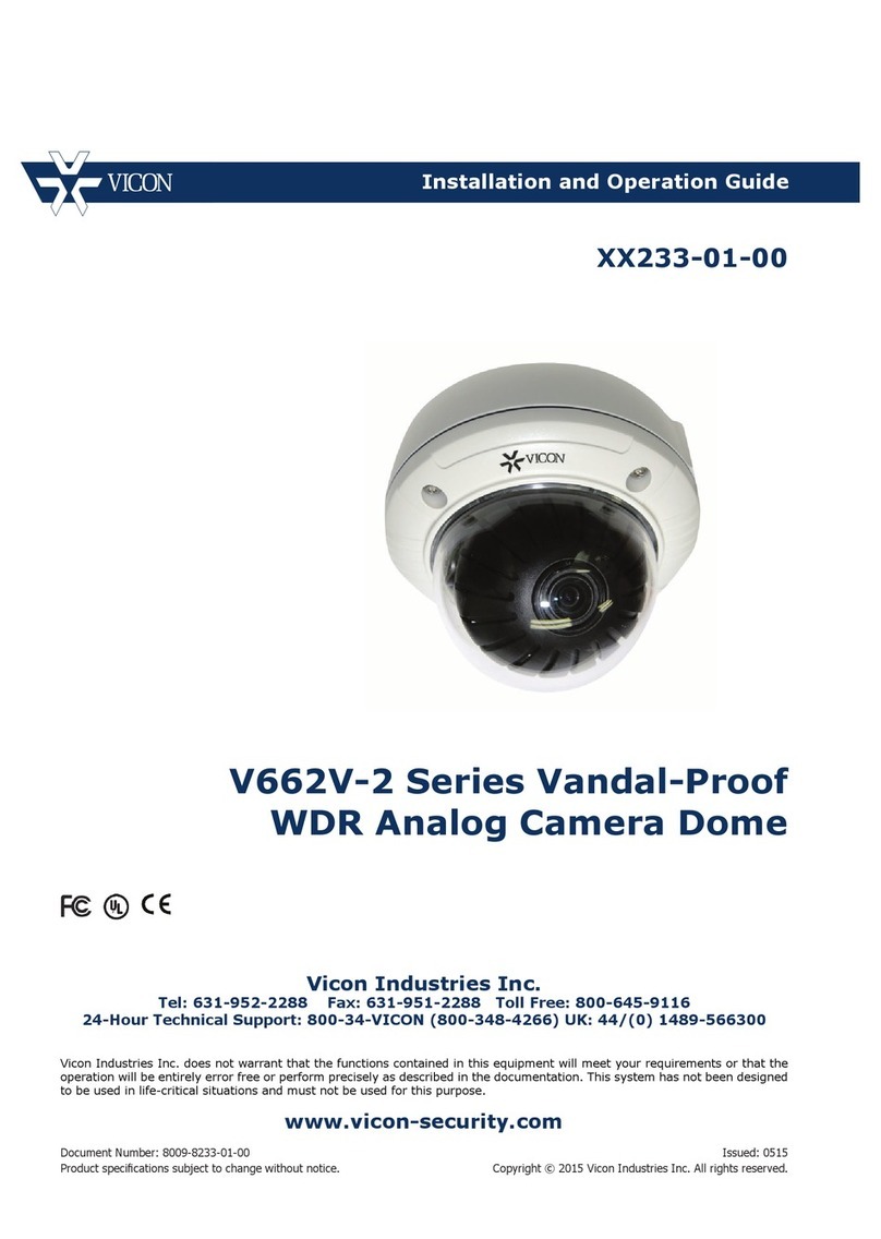 Vicon V662V-2 Series Operating instructions