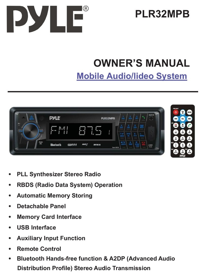 Pyle PLR32MPB owner's manual