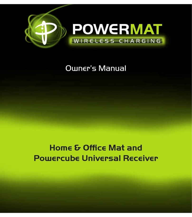 Powermat Home & Office Mat owner's manual