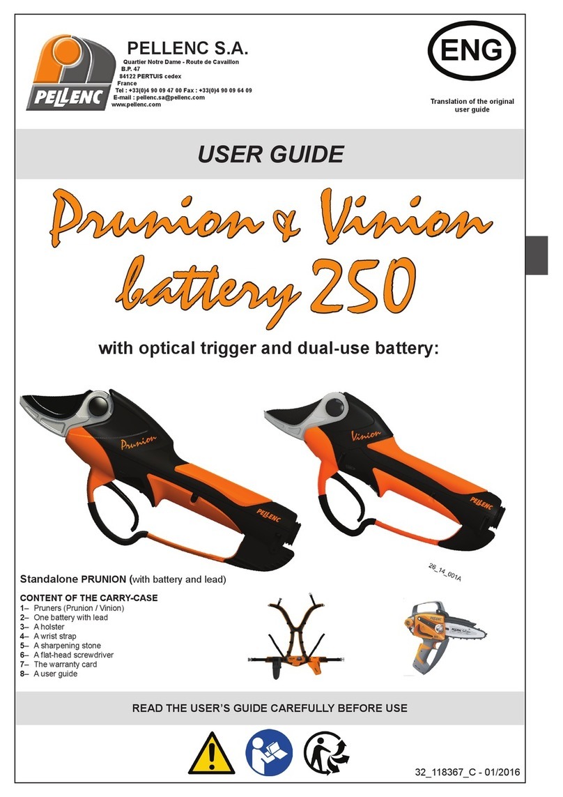 pellenc Prunion User manual