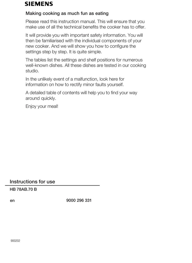 Siemens HB 78AB.70 B User manual