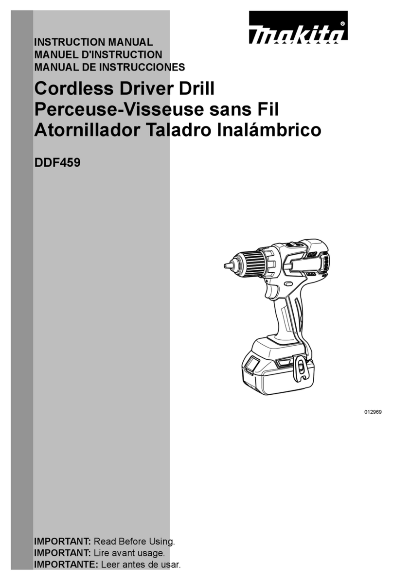 Makita DDF459 instruction manual