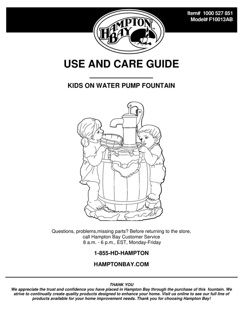 HAMPTON BAY F10013AB Use and care guide HAMPTON BAY F10013AB Use and care guide