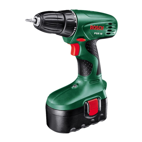 Bosch PSR 12 User manual