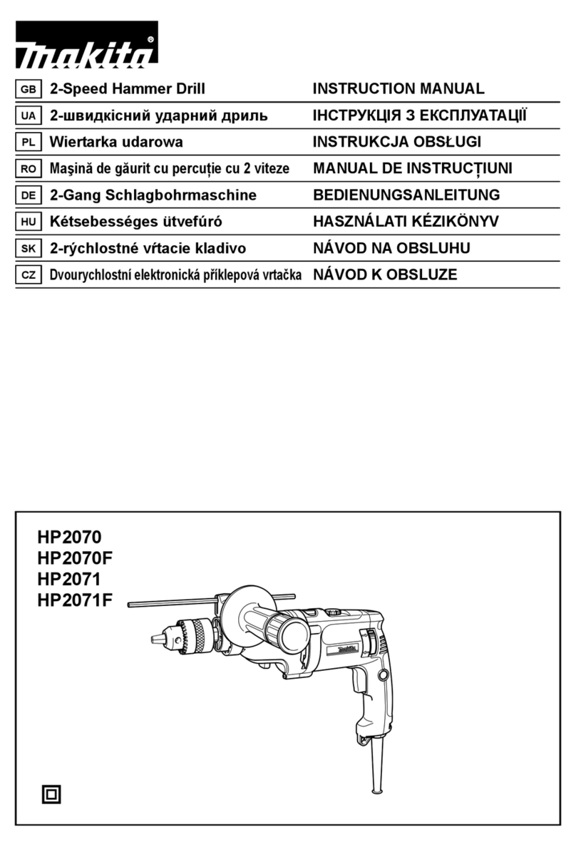 Makita HP2070 User manual